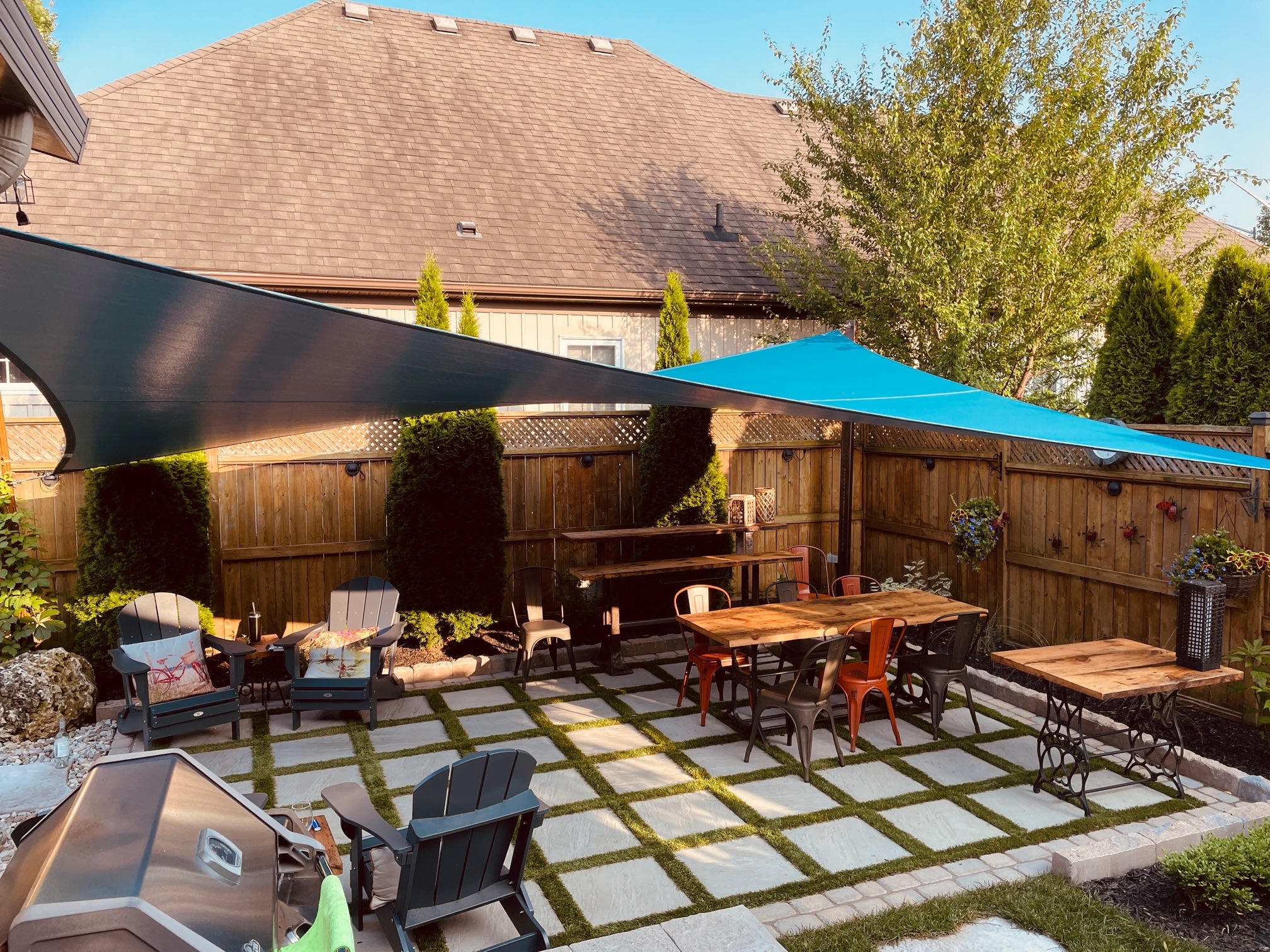 outdoor sail shade