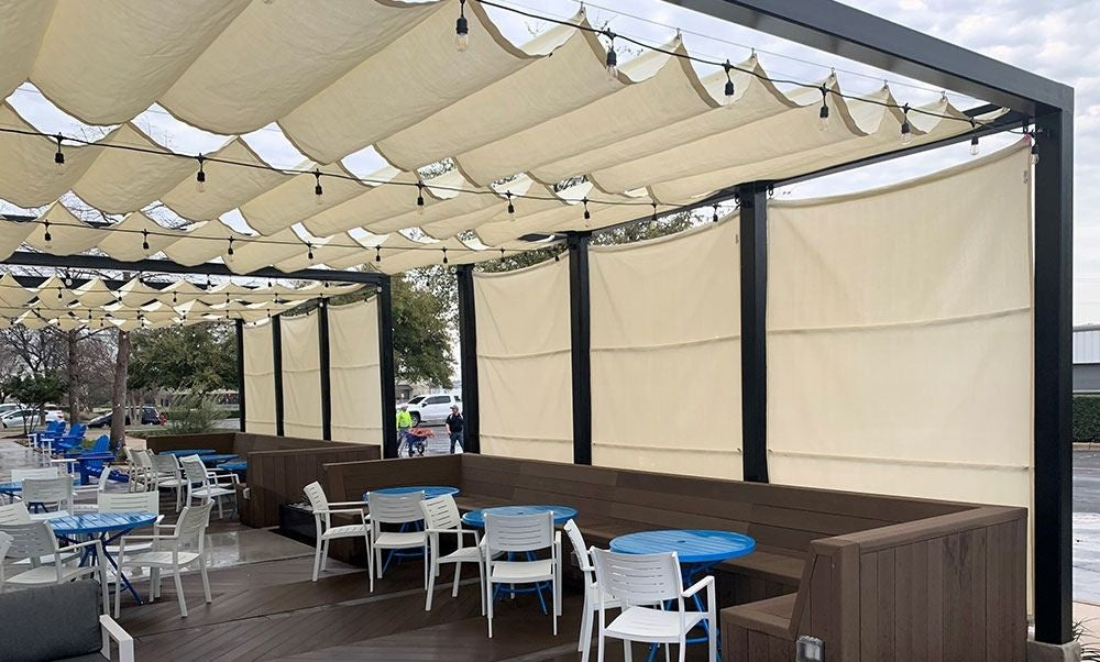 Commercial Roman Shades