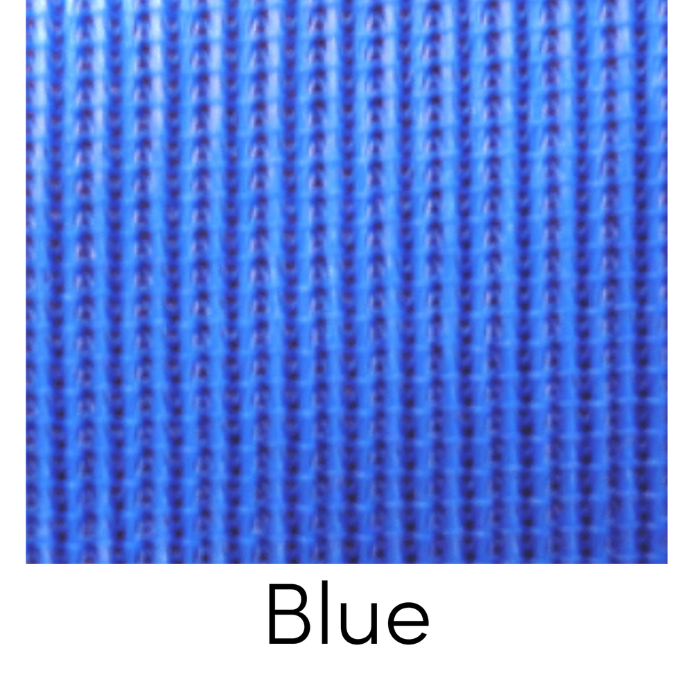 Blue shade sail fabric