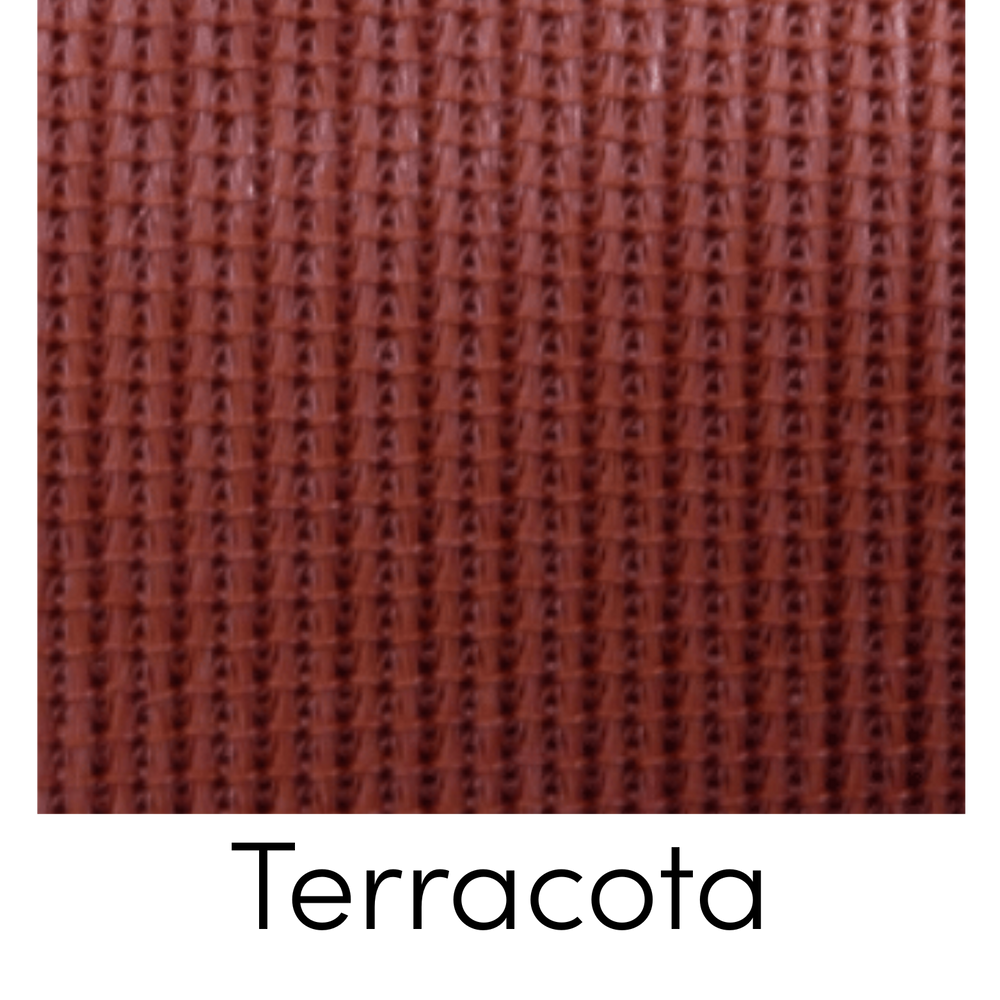 Terracotta shade sail fabric