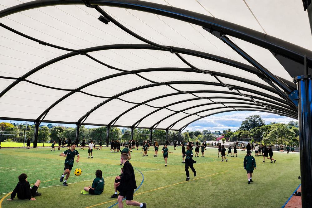 Sports Field Shade System