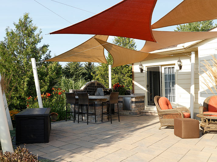 Standard Sized Quadrilateral Shade Sail Shade Sails Canada