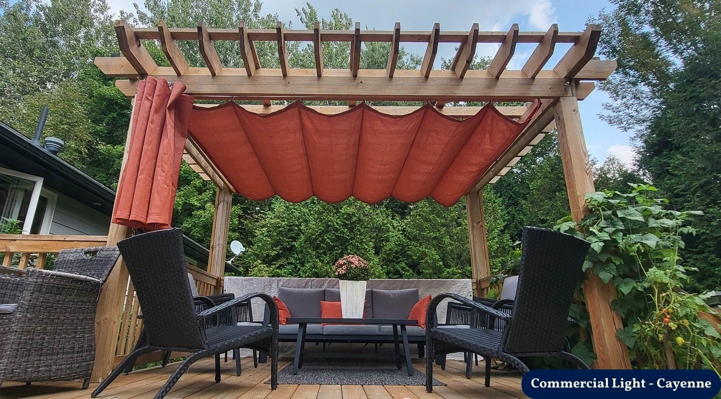 Shade sail deals pergola