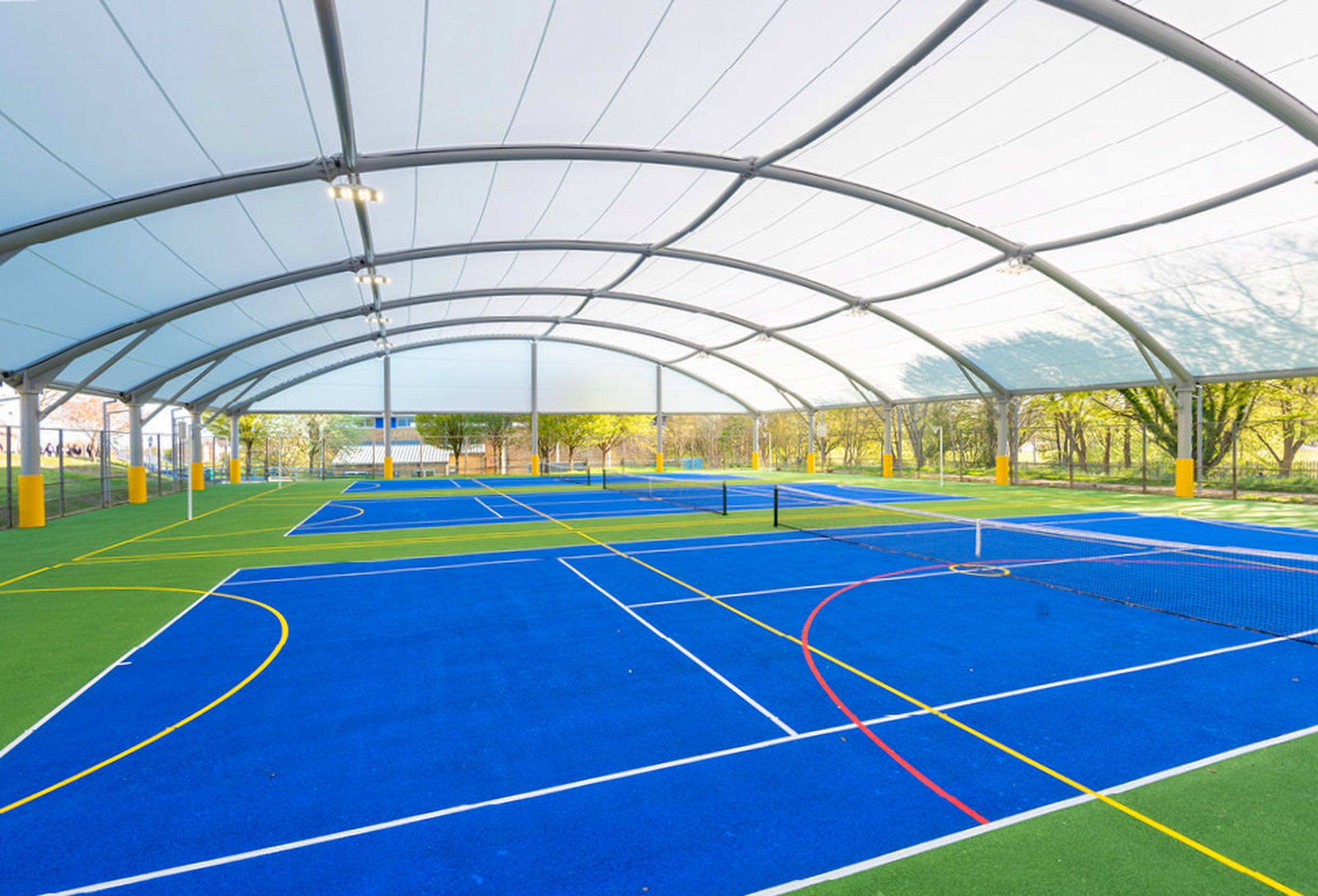 Sports Field Shade System