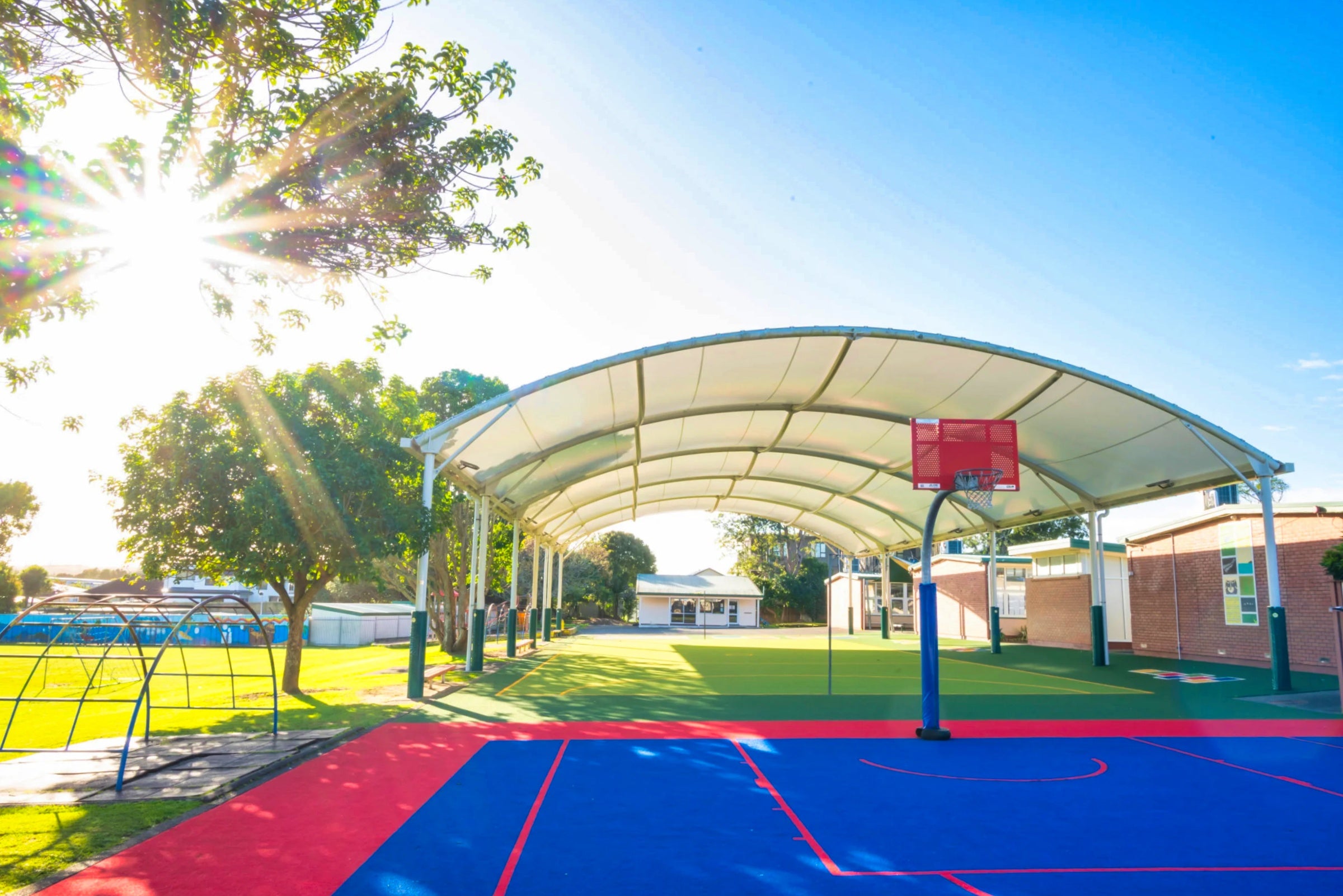 Sports Field Shade System