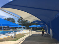 Cantilever resort shade
