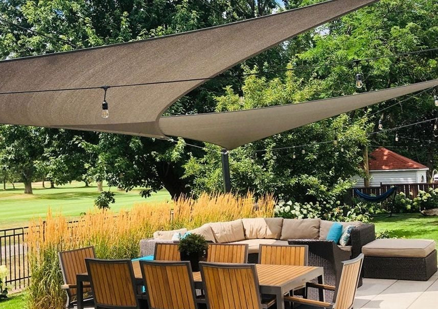 Triangle Shade Sail from Shade Sails Canada