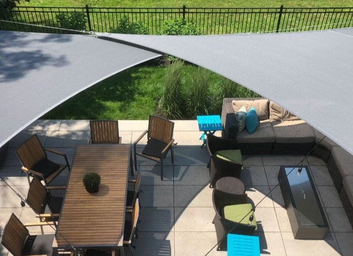 Standard Sized Triangle Shade Sail – Shade Sails Canada